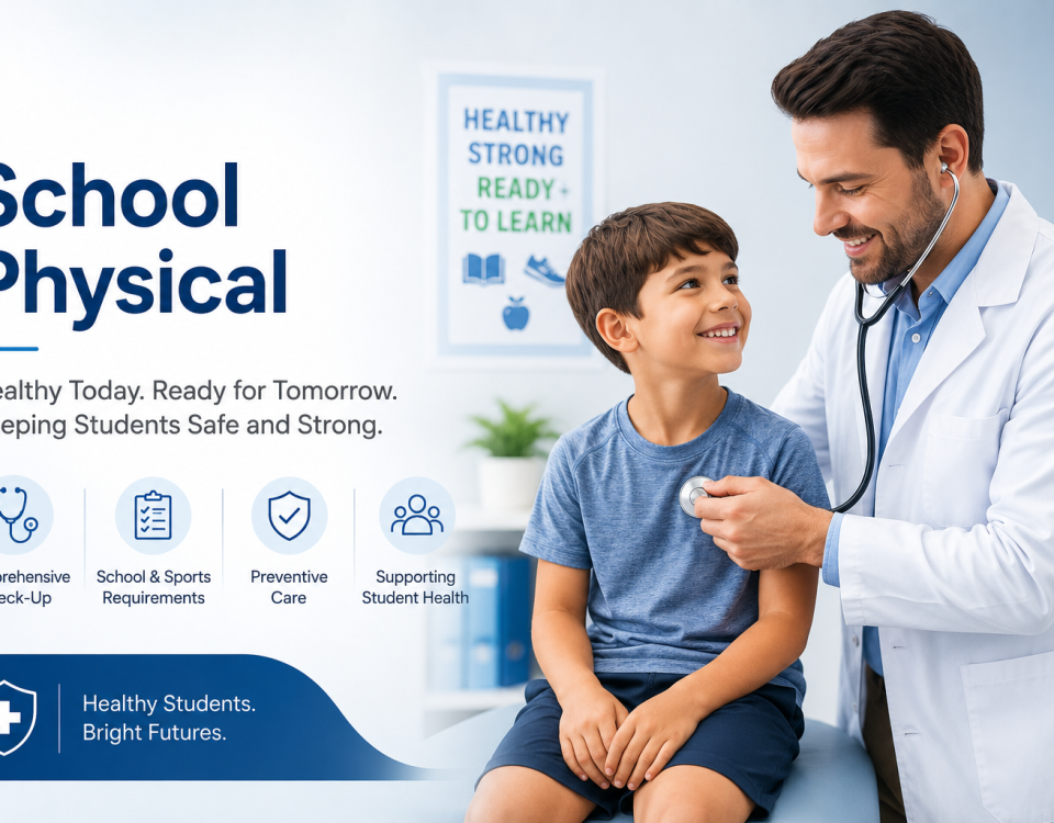 School Physical School Physical at PACS Urgent Care in Alexandria, VA